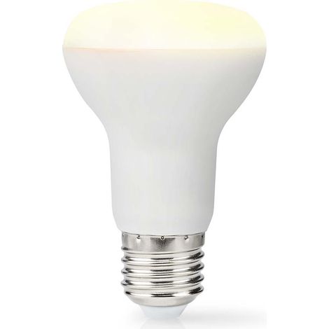Nedis Bombilla LED E27 R63 blanco cálido 8.5W