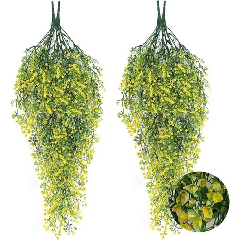 Plante Artificielle - Murale En Rotin - Hauteur 80 Cm - Décoration Intérieure Pour Salon Chambre Bureau - 1 Pièce (1/5)