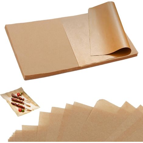 Papier Cuisson, 120 Pcs, 20x30cm, Antiadhésif, Non Blanchi (1/5)