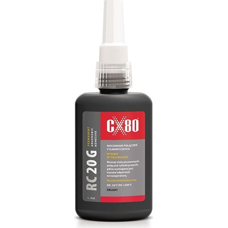 PEGAMENTO ANAERÓBICO RC20G 10 ML VERDE, CONJUNTO DE COJINETE, ANILLO - CX-322