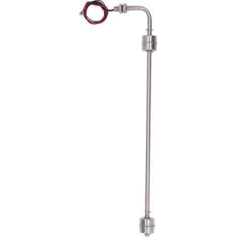 Interrupteur à Flotteur Inox Double Niveau Liquide 0‑110V AC/DC 400mm (1/5)