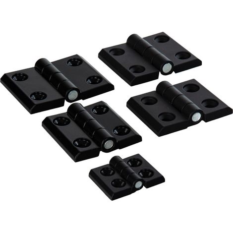 Scharnier Metallscharnier Zink 180° Metall Türband Möbelscharnier Zinkdruckguss 40 x 30 mm (1/5)