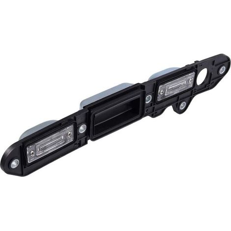Poignée de Hayon avec Éclairage 1T0827574L/1T0827574A pour Volkswagen Touran, Golf, Jetta, Passat - 4 Broches, Métal, Installation Facile