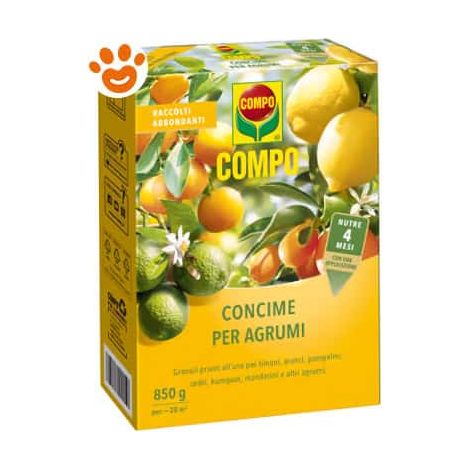 Compo Concime a Lenta Cessione per Agrumi - Confezione 850 Gr -