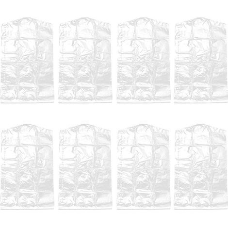 Lot de 30 housses à vêtements transparentes en plastique (60 x 150 cm) jetables, anti-poussière, pour la maison, le magasin et l'extérieur.-150X60cm-Transparent (1/4)
