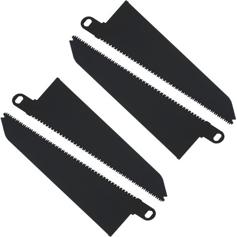 hojas de sierra de acero al carbono SSB229CT, hojas de sierra recíproca para cortar madera dura, blanda y plástico, compatibles con Black, Decker y Piranha
