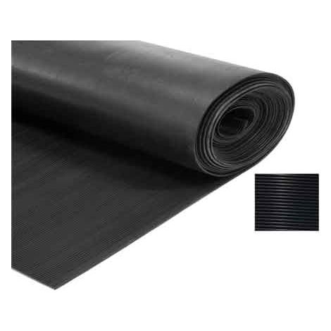 TAPPETO IN GOMMA 1000 RIGHE H. 1,25 x 15 mt