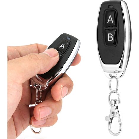 Lot de 2 télécommandes de porte électrique à 2 boutons, duplicata de contrôleur 433 MHz (1/5)