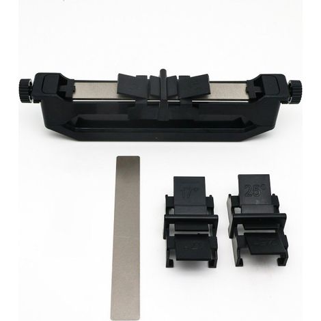 Beyamis Affûteur de couteaux de précision Affûteur de couteaux portable avec pierres de grain 800 et 1000 (1/5)
