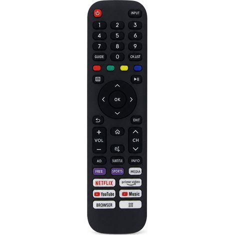 Télécommande de Remplacement Compatible avec TV Hisense EN2AE30H, Sans Configuration (1/5)