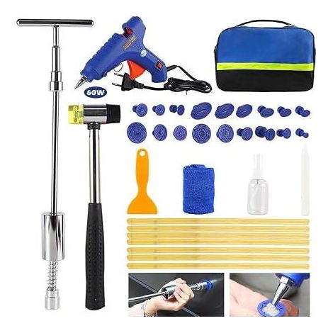 Dent Repair Kit for Cars and Motorcycles Dent Puller Car Body Dent Puller Sucker for Body to Eliminate Hail Impacts
