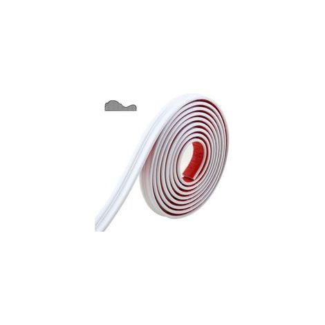 Moulure murale et cimaise Moulage de panneaux auto-adhésifs Peel and Stick Décoration d'intérieur bricolage sur le cadre de miroir de porte d'armoire, 3 m x 32 mm (1/4)