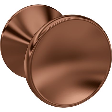 Nuie Brushed Bronze 30mm Indented Round Knob Furniture Handle - H1513