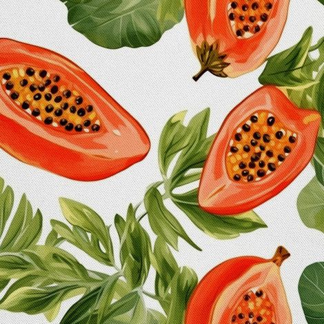 Tela decorativa para exteriores Oxford - Motivo frutal DX6657 (1/5)