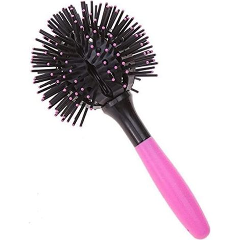 Brosse ronde pour cheveux bouclés et longs outil de coiffure pour démêler et donner du volume sans chaleur