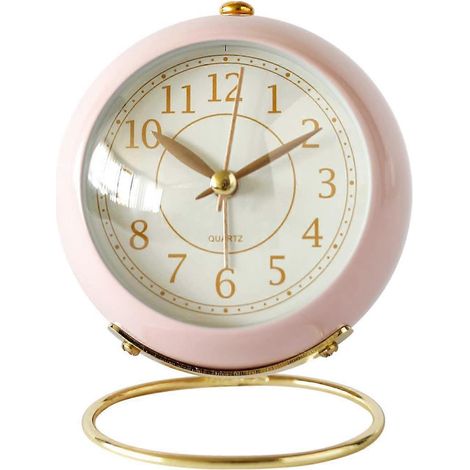 Réveil de table classique silencieux avec rétroéclairage, horloge de bureau astronaute à piles (1/5)