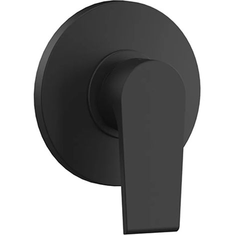 Miscelatore doccia incasso Mariani serie Artic in ottone nero opaco (1/3)