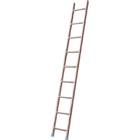 OSE – Échelle simple aluminium 2,45 m – Légère 4 kg – 9 barreaux – Conforme norme EN-131 – Largeur 35 cm pour travaux en hauteur