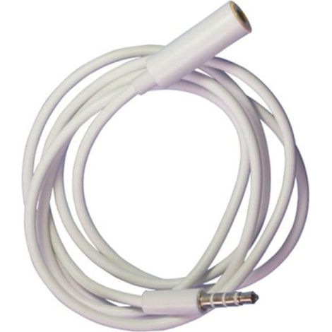 Câble D'extension Audio Jack 3,5mm Mâle-femelle pour Écouteurs et Lecteurs Mp3, Son Stéréo, Matériau Pvc Blanc, Anti-étirement, pour Partager Films et Jeux (1/5)