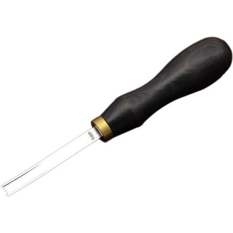 Biseauteurs de Bord en Cuir, Outil Aminci pour L'Artisanat Du Cuir, Outils de Coupe de Biseautage de Bricolage avec Manche en Bois, (1/4)