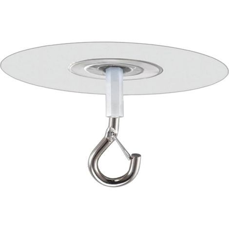 Crochet de plafond adhésif bâton de charge crochet de plafond crochet de plafond adhésif crochet de plafond adhésif crochet de suspension sans perçage (1/4)