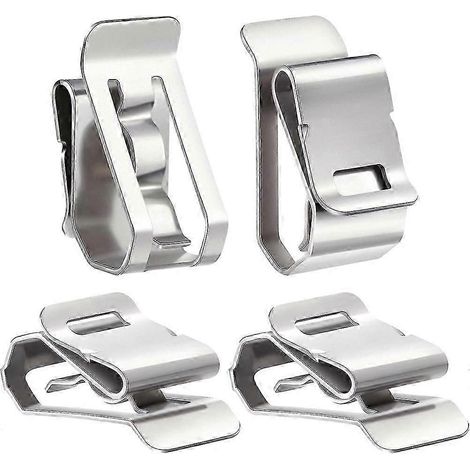 100 attaches de câble en acier inoxydable, type S, pour câbles de remorque, gestion des câbles électriques et panneaux solaires (EK). (1/5)