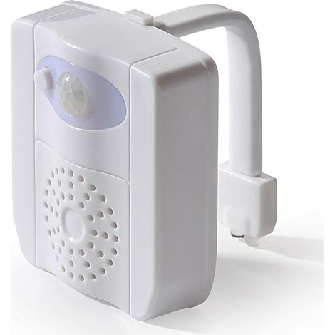 Lampe Toilette Veilleuse –Lampe Toilette LED Détecteur avec Désinfection UV, Lumières de Toilette de Capteur Activé avec Aromathérapie & 16 Couleurs, pour WC/Salle (1/5)