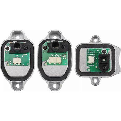 Lot de 3 modules LED blancs (références 63117419615 et 63117419610) pour BMW F30, F31 et F35 (2014-2019) - Module feux de jour Angel Eye