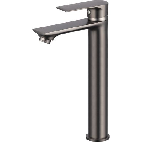 Eurosanit – Mitigeur thermostatique de baignoire – Finition métal – Corps laiton – Bec haut spécial vasque – Cartouche céramique Ø 35 mm (1/5)