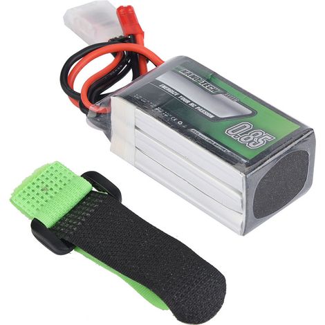 Airtonk POWER 850mAh 11.1V 45C Connecteur JST Batterie LiPo Rechargeable pour Voiture/Avion/Bateau RC (1/5)