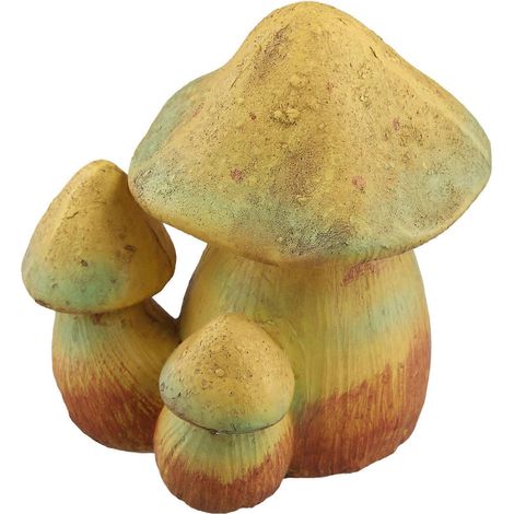 Cache-boulons de WC en résine colorée, motif champignon, accessoires de rechange pour la salle de bain. (1/5)