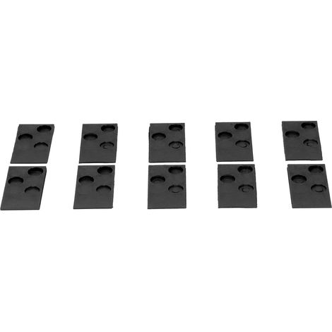 Kit de pose de revêtements de sol (20 pièces) : blocs de frappe, outils pour carrelage et stratifié (noir)