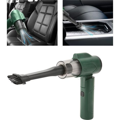 Akku-Staubsauger (30 W) – Mini-Modell für Zuhause, Auto und Büro – mit 1300-mAh-Lithium-Akku – ABS, 368 g, inklusive 3 Düsen (1/5)