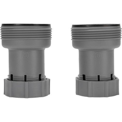 Adaptateur de tuyau de piscine, 2 pièces, Conversion de 1.5 pouces à 1.25 pour pompe de filtre au sol (1/5)
