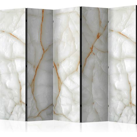 Paravento - White Marble II [Room Dividers] - 225x172 (1/4)