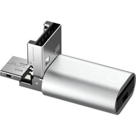 Lecteur De Carte - USB Type-C - Compatible Carte TF - Portable Compact - 480 Mbps - Aluminium - 1 Pièce