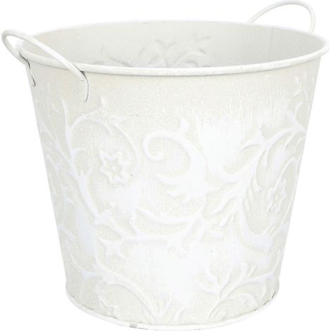 Vase en fer forgé compatible avec la décoration, style rétro, pot de fleurs (1/5)