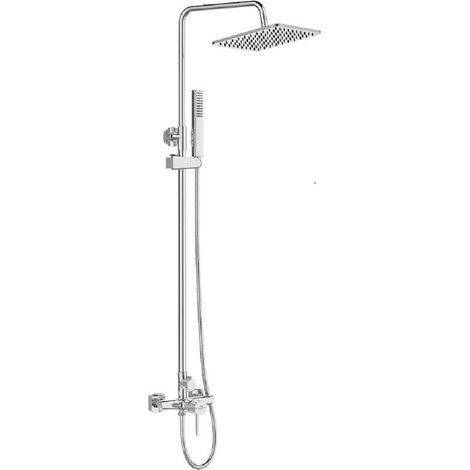Colonne de douche avec robinet chromé (1/2)