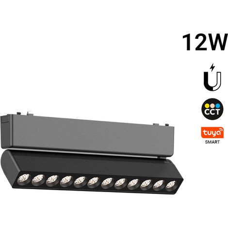 Foco Lineal Orientable Para Carril Magnético - 12W - 26mm -
