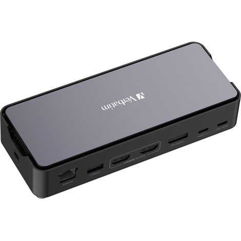 Verbatim - USB-C Pro Docking Station 15 Port w/SSD Included CDS-15SSD (1/4)