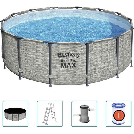 Piscine Bestway Power Steel 427 x 122 cm (1/5)