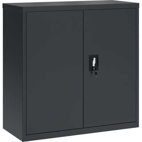 Maison Exclusive - Armadio Classificatore Antracite 90x40x90 cm in Acciaio