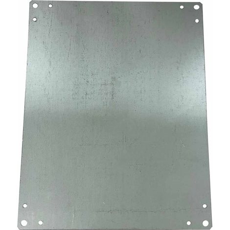 Plaque De Montage Tole électrozinguée Pour Coffret Polyester Aria 54 - 515x415