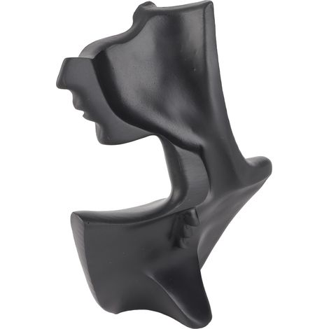 Buste de présentation en résine noire, élégant mannequin pour colliers et boucles d'oreilles, idéal pour les bijouteries. Présentoir buste pour bijoux, colliers et boucles d'oreilles. Support idéal po (1/5)