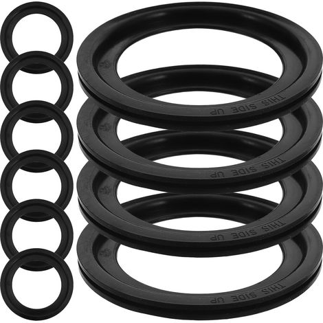 Joint de Toilette de Camping 68 Mm silicone 10 Pièces Noir (1/5)