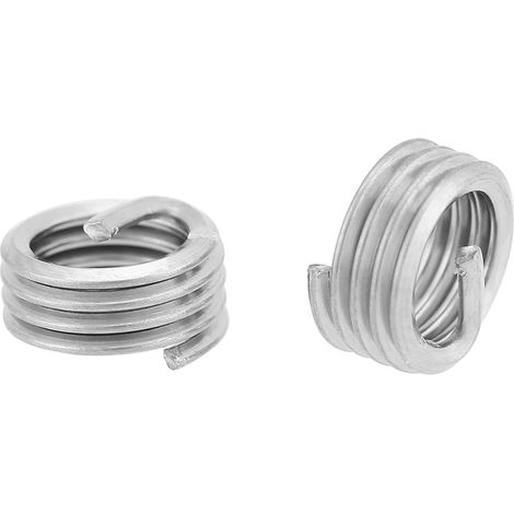 10 inserts filetés en acier inoxydable 304, M6 x 1 1D, kit de (1/5)