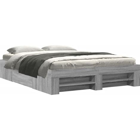 Maison Exclusive - Giroletto Grigio Sonoma 150x200 cm in Legno Multistrato