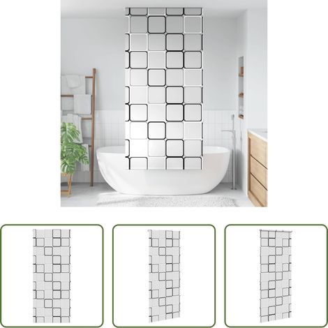 Intimité salle de bain - Store enrouleur de douche 110x240 cm largeur du tissu 106 cm (1/5)