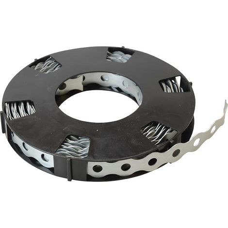 ForgeFix GB12 Contractor Galvanised Fixing Band Medium Duty 12mm x 0.7 x 10m Box 1 FORGB12 (1/3)