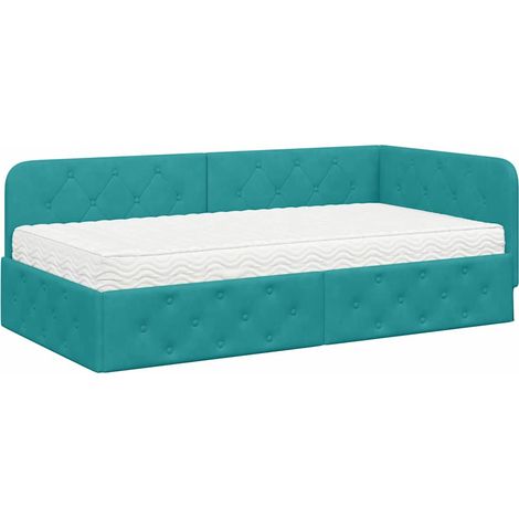Maison Exclusive - Estructura de cama en esquina Tuquesa 90 x 190